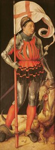 Stephan Paumgartner en Saint Georges, panneau gauche du Retable Paumgartner, c.1500